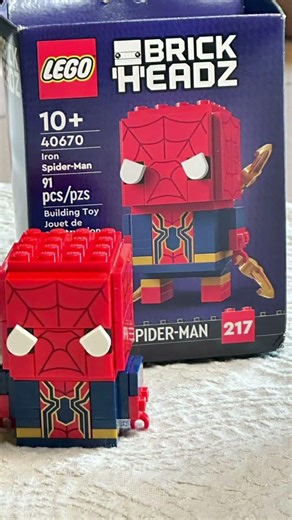 LEGO Spider-Man BrickHeadz Build! 🕷️ #Shorts #legomarvel