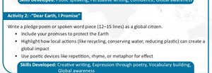 Write a pledge poem or spoken word piece (12-15 lines) as a glo... | Filo