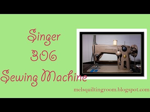 Singer 306 Sewing Machine Demonstration