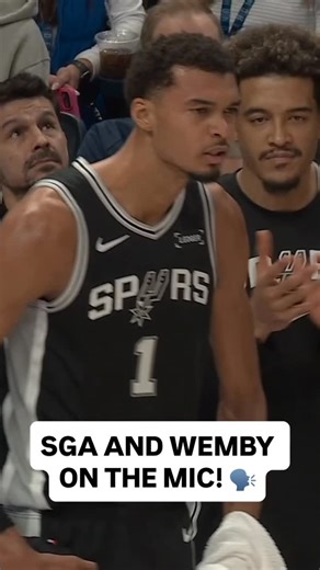 NBA on Instagram: "@shai and @wemby mic'd up throughout the first half of SAS-OKC NBA Christmas action! 3Q underway on ESPN 📺 "