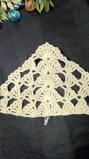 See full Crochet Tutorial for Triangle Shawls, Scarf & Shrug | Crochet Tutorial