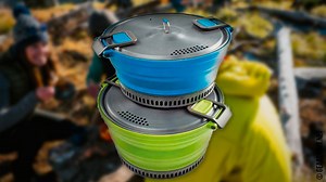 GSI Escape HS Pots - новая линейка складных котелков с теплообменником