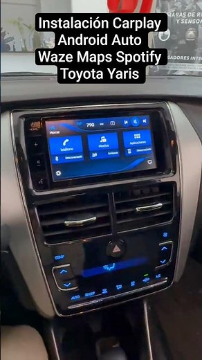 CarPlay and Android Auto installation for Toyota Yaris Etios, Waze Maps update, GPS stereo, backu...