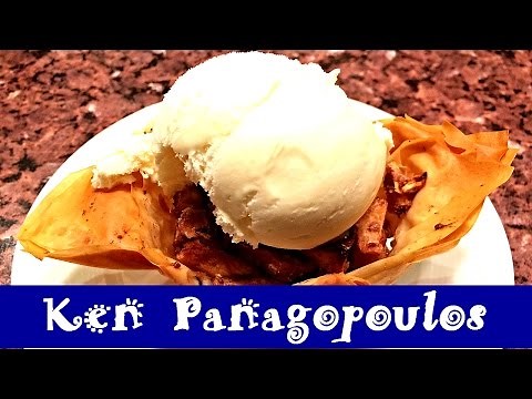 How To Make Apple Blossoms with Phyllo Pastry (Sugar Free)