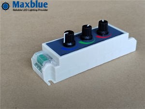 [Hot Item] DC12V-24V 3*3A 3channels Manual Rotary LED RGB Dimmer