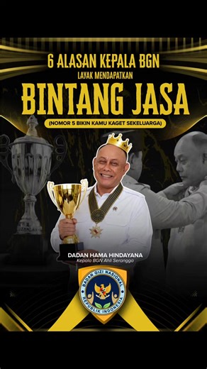 Bukan sembarang rekor, Kepala BGN ini sukses borong Bintang Jasa di tengah rentetan kasus keracunan massal dan isu pungli. Paling epik sih poin nomor 5: Program MBG tetap jalan walau Tuhan perintahkan puasa! 🙏 Tonton videonya sampai akhir buat lihat momen penyematannya. Kira-kira prestasi apa lagi yang kalian tahu? Tulis di kolom komentar! 💬👇 #mbg #prabowo #instagram