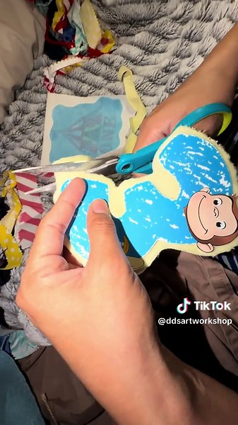 DIY Curious George Birthday Banner for Toddlers