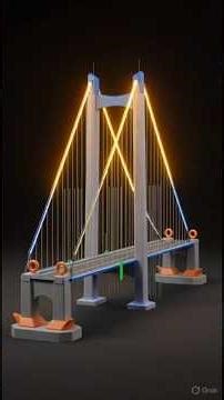 How Suspension Bridges Are Built — Engineering Explained in 3D