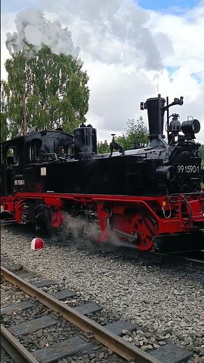 Glück Auf! Historische Dampfeisenbahn Fahrt mit der Preßnitztalbahn im schönen Erzgebirge