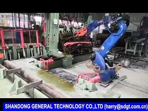 Automatic heat treatment for leaf spring (Muelles Parabólicas)(ressorts à lames)