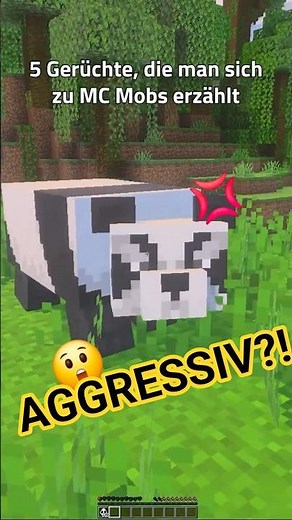 Minecraft Mythen: Pandas sind gar nicht so harmlos!
