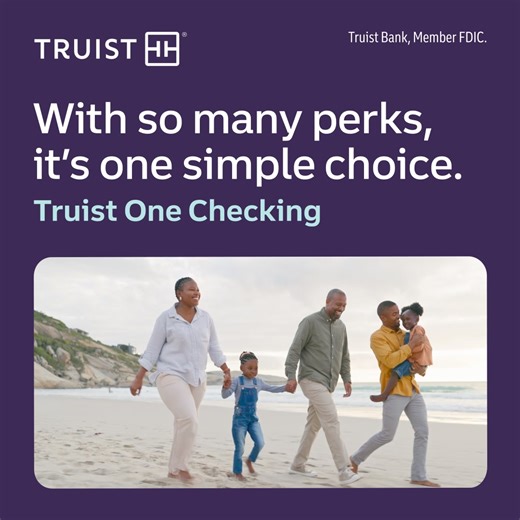 1.6K views · 4.1K reactions | As your account balance grows, we upgrade your perks - automatically. Check out Truist One Checking today. | Truist | Facebook