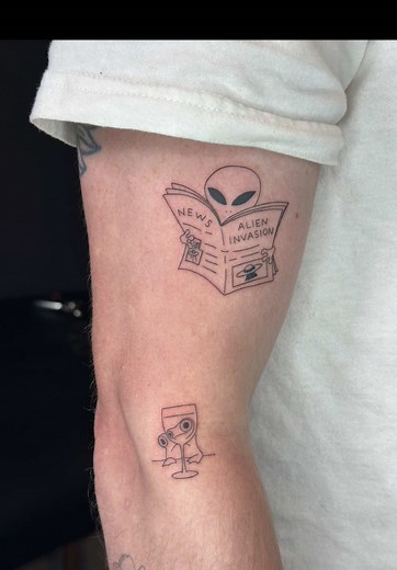 Alien Invasion Tattoos: A Unique Take on Body Art