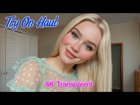 [4k] Transparent Lingerie & See-Throughstyles| Shein 2025 Bikini Try-On Haul #27 #bikini