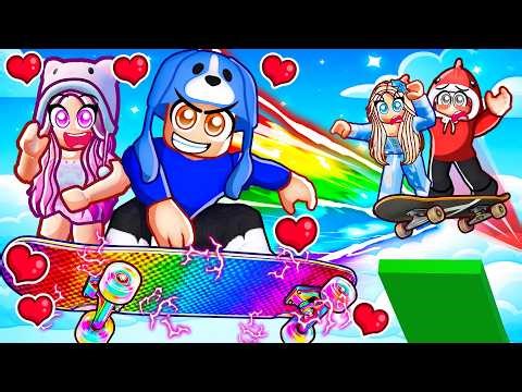 My Girlfriend CHEATED On ME, So I Rizzed Girls In Skateboard Obby...