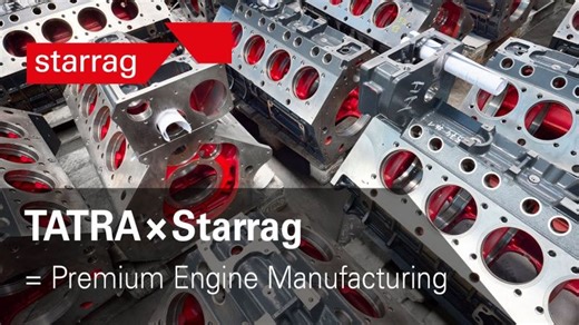 TATRA Trucks & Starrag: Automated V8/V12 Engine Production Cell