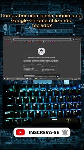 Shortcut for Incognito Window in Chrome (Ctrl+Shift+N) 🕵️‍♂️💻 #shorts