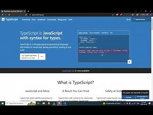 Como instalar TypeScript en windows