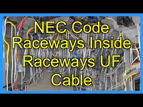 NEC Code Raceways Inside Raceways UF Cable