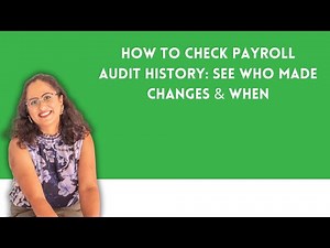 Payroll Audit History | Track Changes & User Activity | Xero, MYOB, QuickBooks