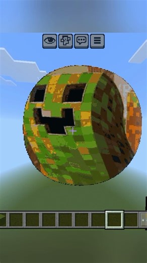 creeper pixel art in Minecraft #trending #minecraft