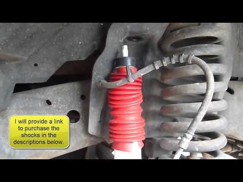 How to Replace the Front Shocks on a Ford F250/350