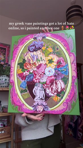 Grecian Urn XIX: New Painting Reveal and Meaning