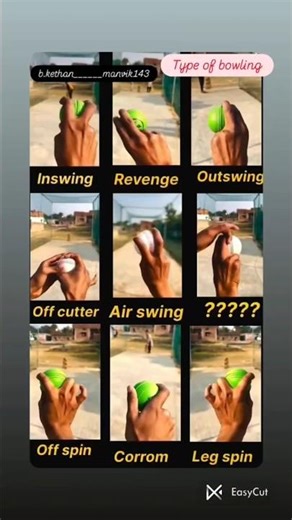How to 9 types bowling 🎳 🏏 🤩tutorial bowling action tip#viralvideo #reels#instagram#viralreelsvideo
