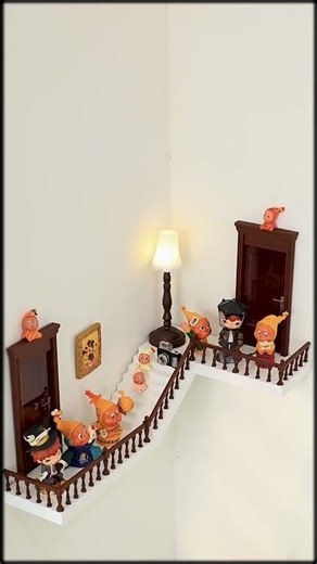 Miniature Corner Shelf That Turns a Plain Wall Into a Decorative Display Scene #homedecor