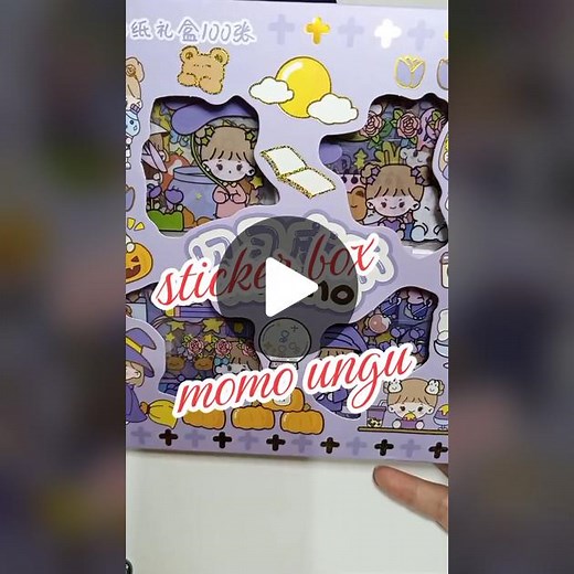 sticker box isi 100lembar momo series .. ada yg udah punya ? #stikergemoyyy #stikerluculucu #stiker100pcs #stiker100lembar #cutestickers #journaling #journal #stikerviral #washitape #bukustiker