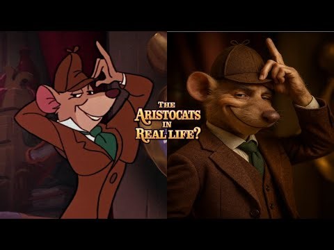 The Great Mouse Detective Characters in Real Life | AI Transformation 🐭🕵️‍♂️✨