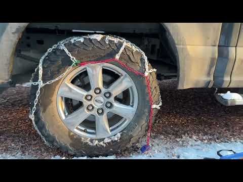 Review and full INSTALL DEMO of these HYR-A SNOW CHAINS