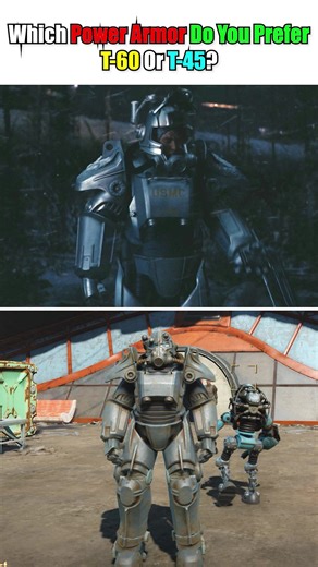 Which Power Armor Do You Prefer: T-60 Or T-45? #Fallout #FalloutTVShow | power armor