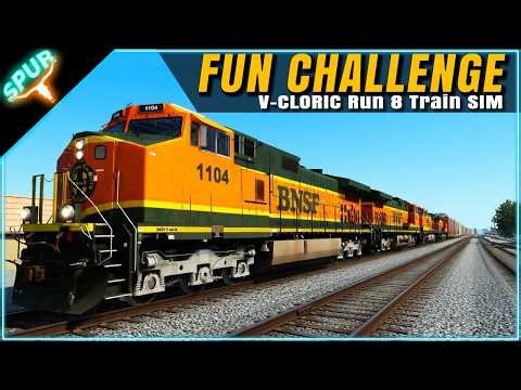Epic High-Speed Run Over the Grades into Bakersfield Yard | Run 8 Train Simulator