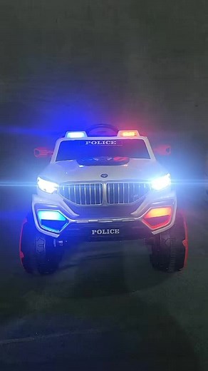 New children's electric police car, suitable for 1-10 years old Nanmen babies, with remote control, music, Bluetooth and other functions, double doors, support OEM, support customization, welcome to consult #xeđiệntrẻem #đồchơiđiện #childrentoys #babycar #akülüaraba #denizakulu #çocuk #bebek #ماشین_شارژی #bánbuônđồchơi