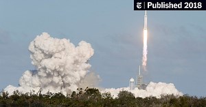 Falcon Heavy, in a Roar of Thunder, Carries SpaceX’s Ambition Into Orbit