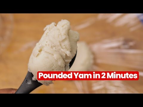 how to make pounded yam in a food processor
