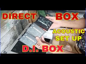 DI BOX FOR ACOUSTIC BAND SET UP \\ HOW TO CONNECT DI BOX FOR BAND SET UP \\ PINOY VLOG