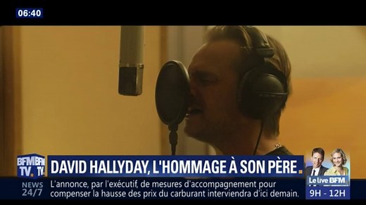 David Hallyday de retour avec un clip signé Laura Smet en hommage à leur père