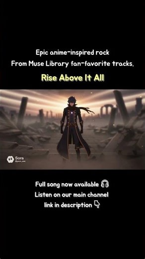 Rise Above It All ⚡ Epic Anime Rock | Heroic J-Rock Awakening Theme