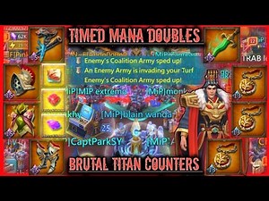 Lords mobile : powerful mythic rally trap destroys EMPEROR kingdoms! Baiting the strongest kingdoms