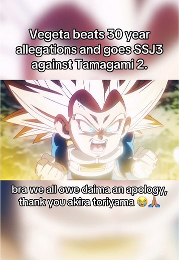 Dragon Ball Daima: Vegeta's Epic SSJ3 Transformation