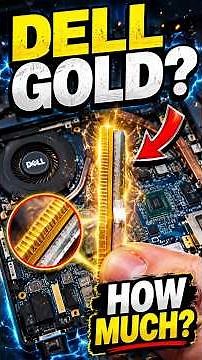 How Much Gold Is In A Dell Laptop Computer.