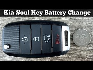 How To Replace 2014 - 2019 KIA SOUL Remote Key Fob Battery - DIY Change Replacement Key Batteries