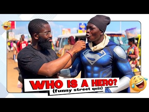 🤣🇬🇭A Funny Street Quiz: What Makes Someone A Hero?🤭 You Won't Believe Their Answers😂