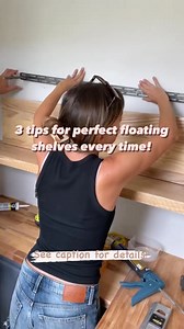 9.1K views · 32 reactions | Floating Shelf Best Practices! 1. Hit...