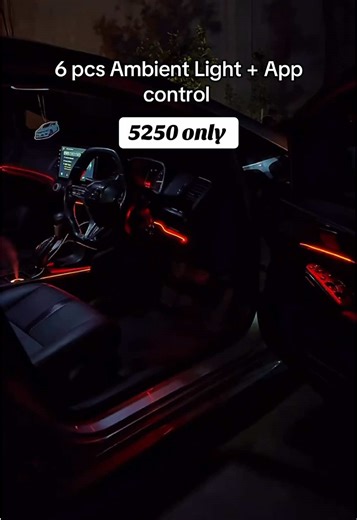 6-Piece Ambient Light Set with App Control