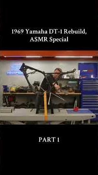 Part 1: 1969 Yamaha DT-1 Rebuild,121ASMR Special#restoration#restore#amazing#abandoned#engine #fyp