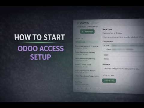 How to Start with Odoo Resolution Center: Login & API Key Setup (Step-by-Step)