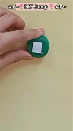 Make Your Own Stamp with Bottle Cap ✨ | Easy DIY Craft #shorts